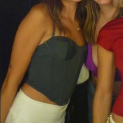 What color panties is my cousin wearing under that slutty short skirt