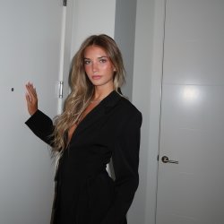 Sexy blonde college teen Luella