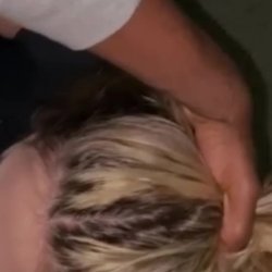 Pretty blonde slut used by a horny black guy