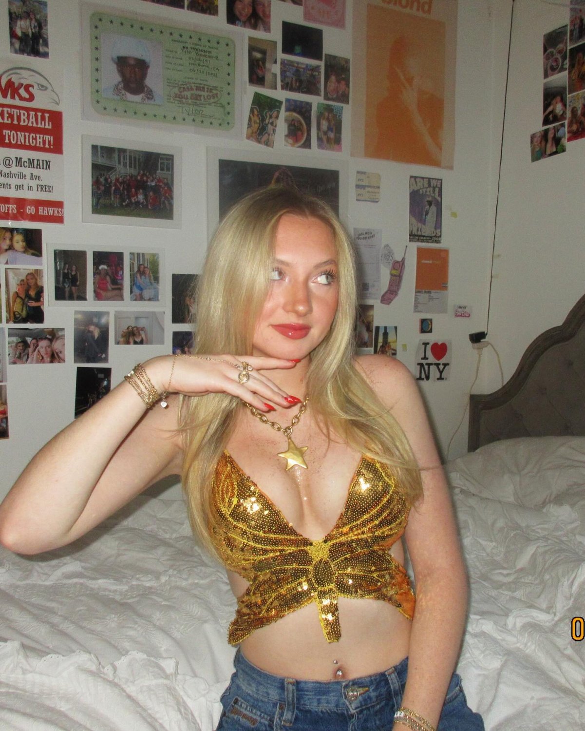 Sexy blonde college teen Holly #UMJM6D67