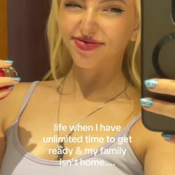 I love it when I have unlimited time to get ready