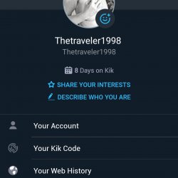 Kik thetraveler1998 for more, need tribs