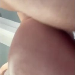 Blonde babe gets her pussy covered in cum