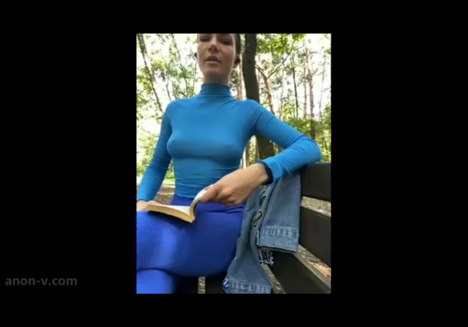 Sexy hot brunette outdoor 🥵 #yGjiiL4e