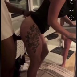 Step dad helps daughter w 1st BigNiggaDick