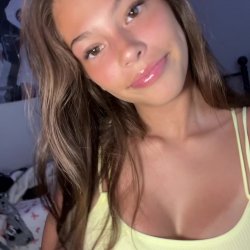 Braces are gone. Still need multiple loads blasting her teen face