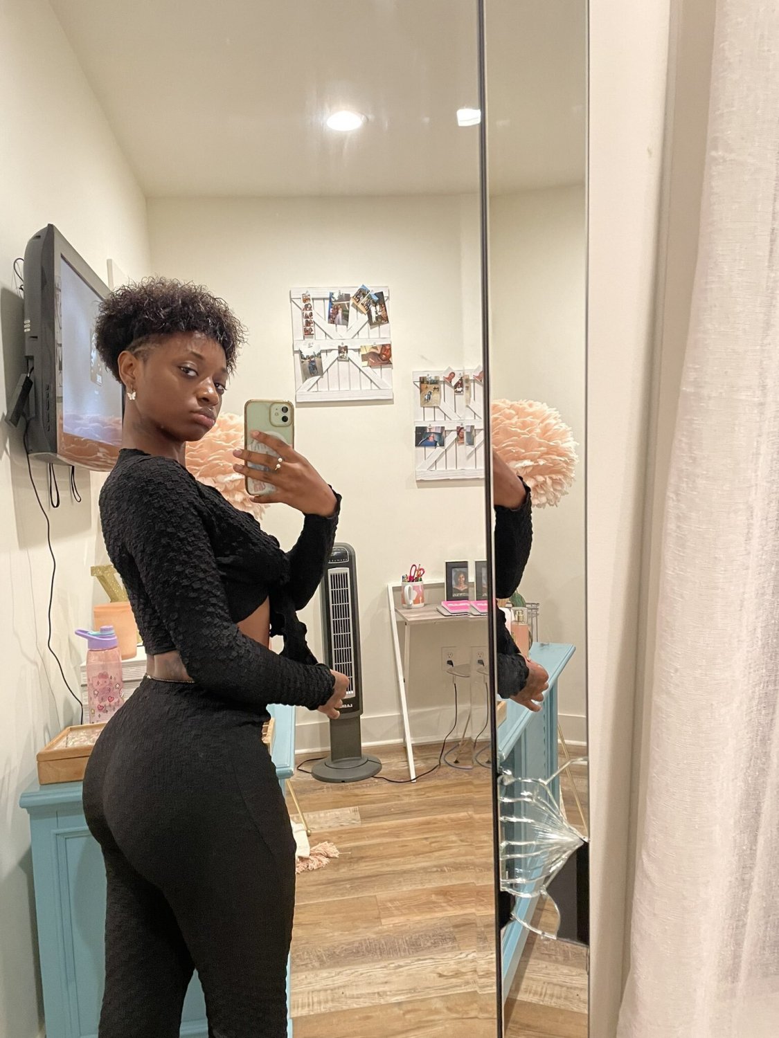 Dark Skin Tomboy Short Hair Baddie #0uMGYEbH