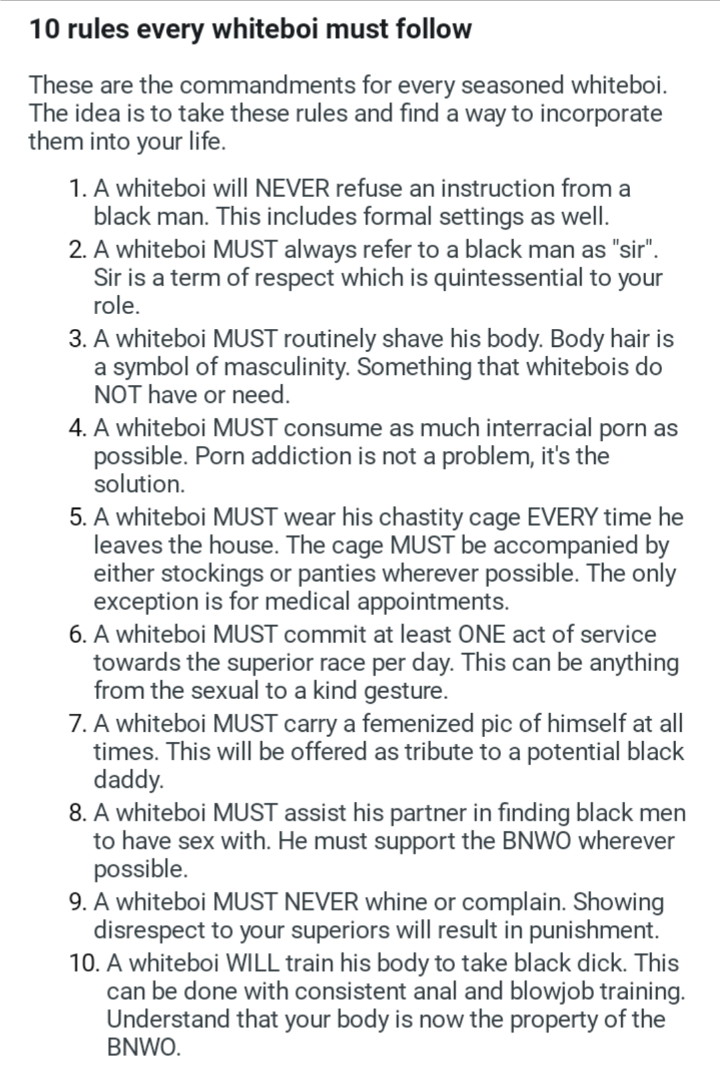 Rules For Whiteboys #10feMCYK
