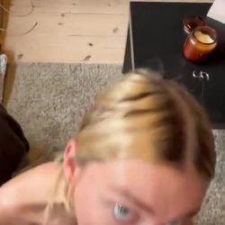 blonde crazy head
