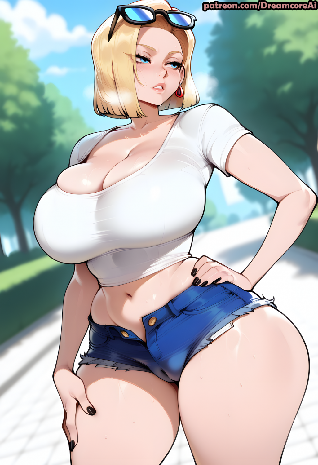 Android 18  | anime hentai 3d comics AI generated ahegao rule34 animation big tits ass pawg NSFW #2kSoZsHV