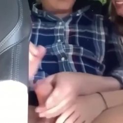 Lustful Blond wanks Big White Cock