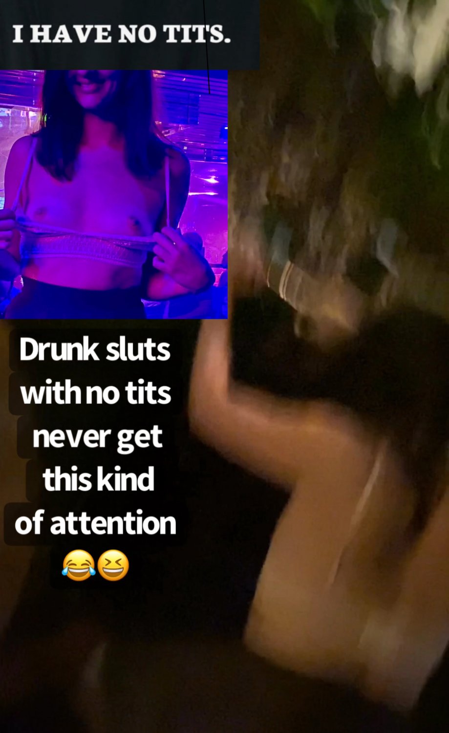 Drunk slut with small tits gets back to back creampies behind strip club #335IgFfY