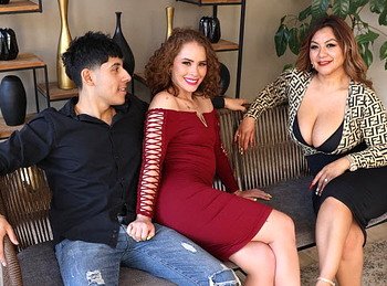 Hot Big Tit Latina MILF Seduces Stepsons Girlfriend, then leads to a 3 way. #34ZN3e6b
