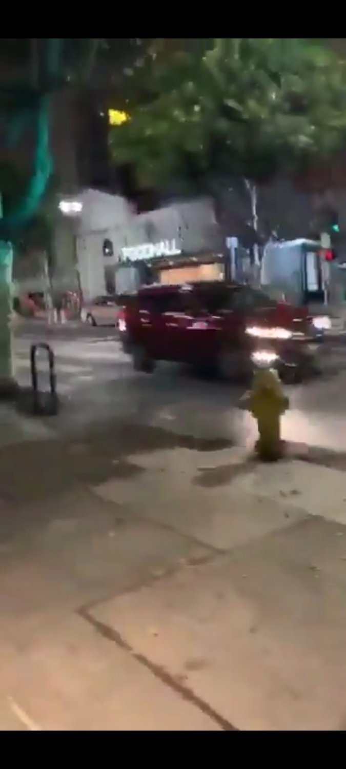 Two exhibitionist sluts sucking stranger's cock outdoors downtown #6bHUiX3n