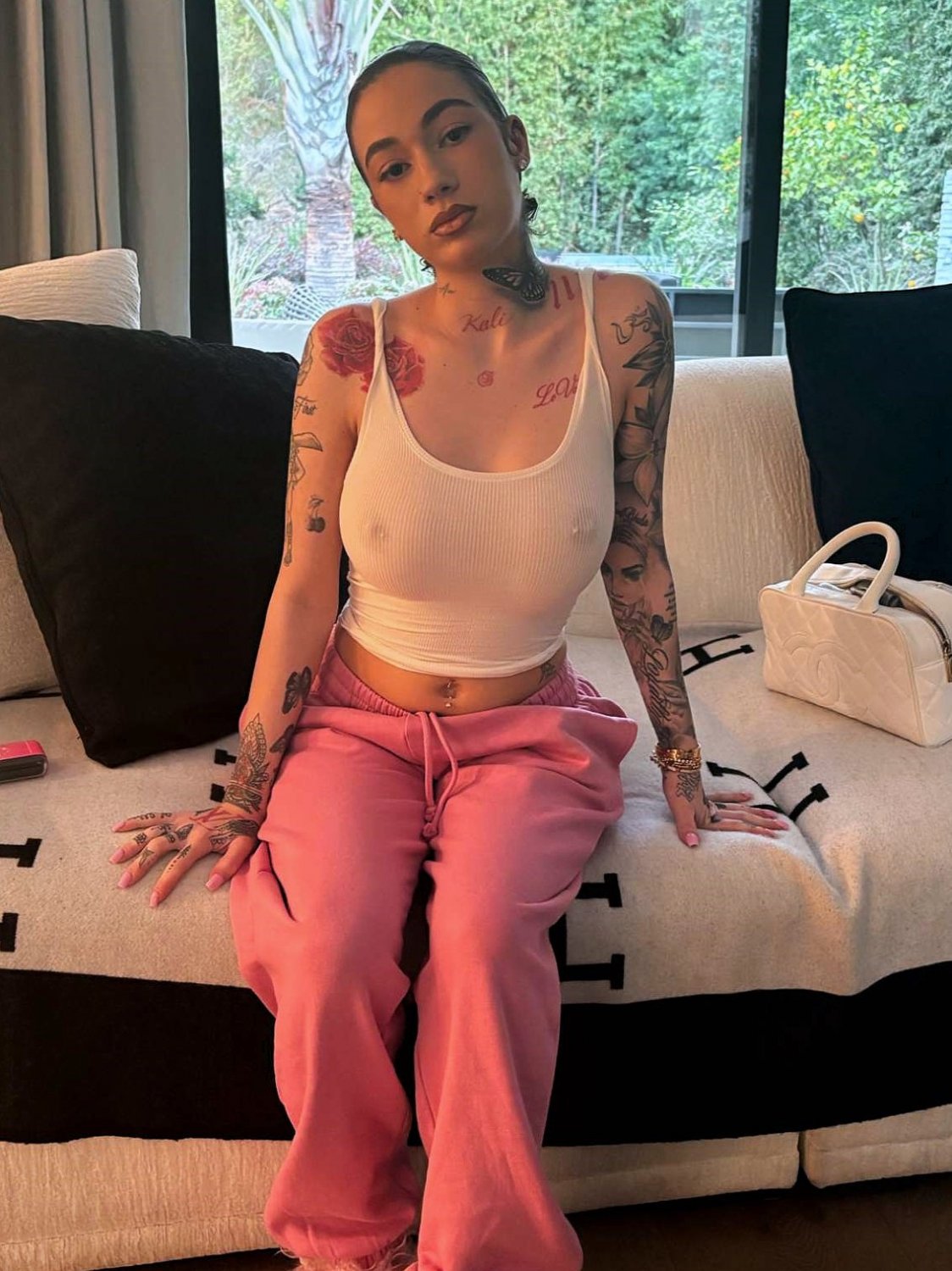 Bhad Bhabie Busty See Through Nipples 🔥 #7GHBevBd