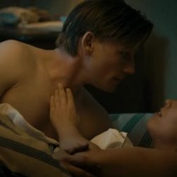 Actress shows lucky actor her big tits
