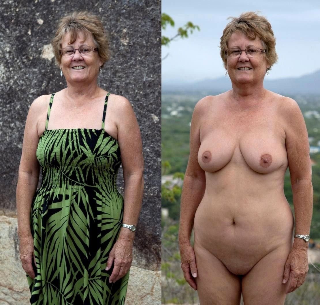 Mature dressed and undressed #ajfm6Yap