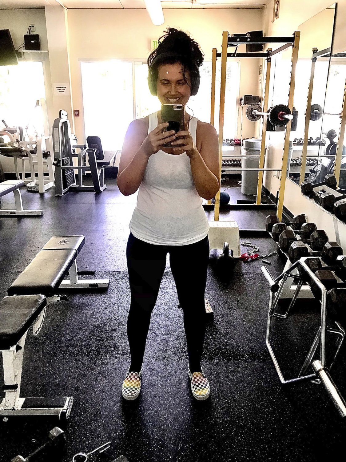 aparhmgc Best Friends mom in sports bras and yoga pants #AParhMGC