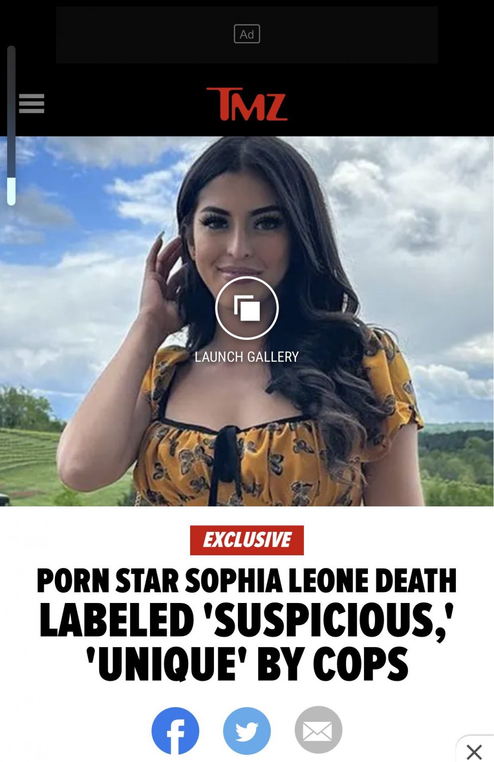 A little late but R.I.P. Sophia Leone #awo8VZxo