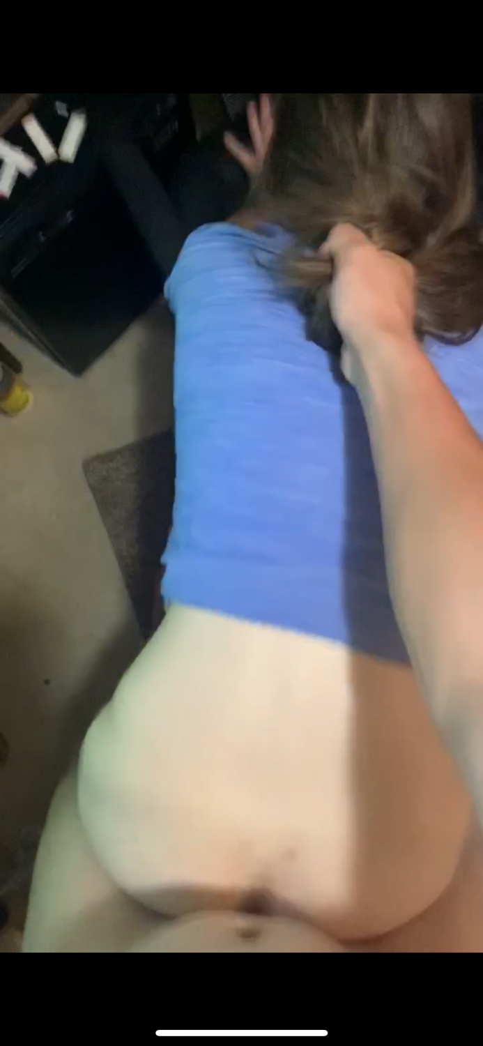 Methed up slut sucks my dick and gets fucked bent over pulling her hair #b5QqXccm