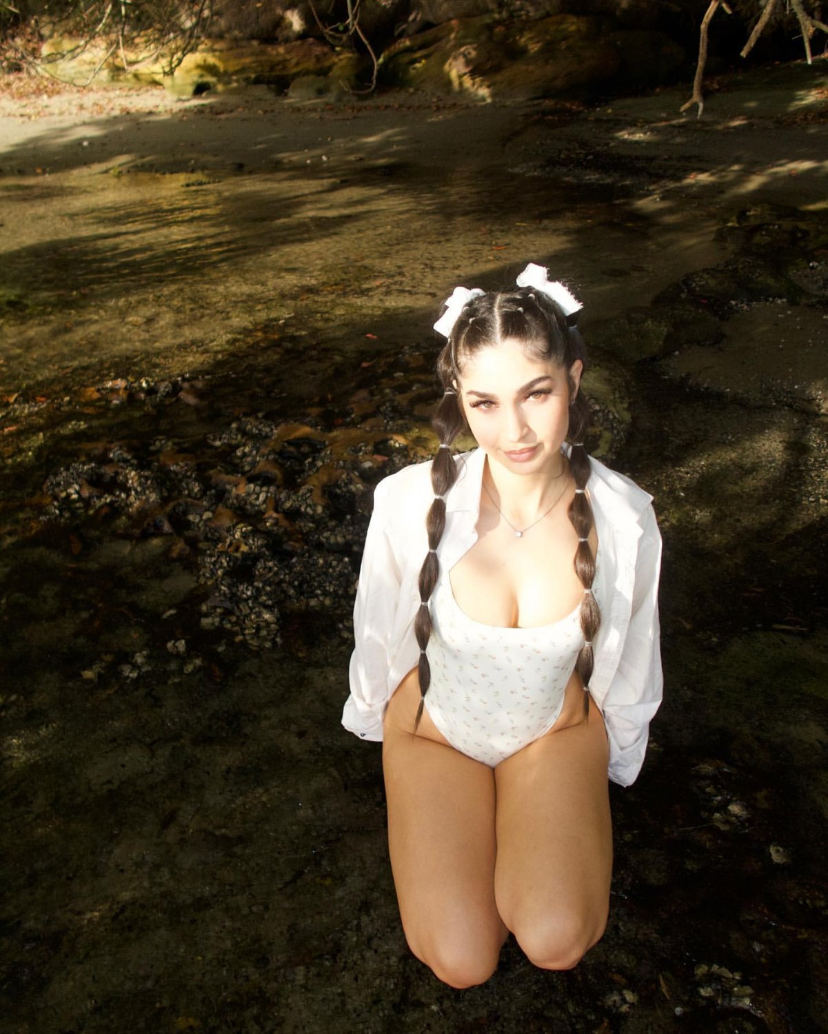 Teen Latina cutie loves showing off her perfect body online #bsoXE2QZ