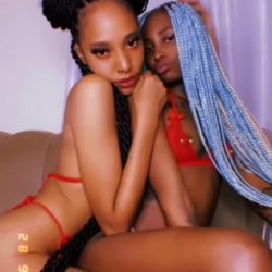 These two horny Teen bitches wants their tight pussies to be destroyed by a big dick. Threesome