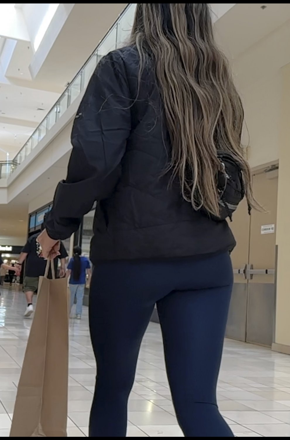 Candid booty in blue leggings #cVybP0f0