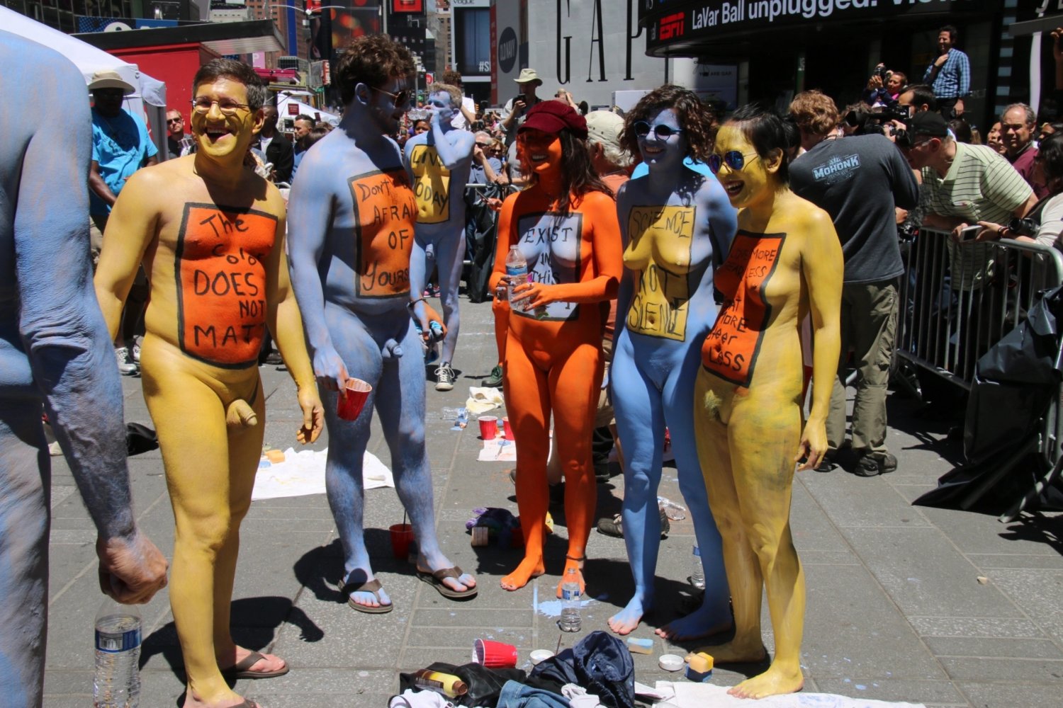 Pretty Nudist New Yorker Body Paint #DYDjKgRF