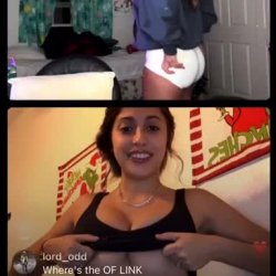 sexy sluts flashing on ig live