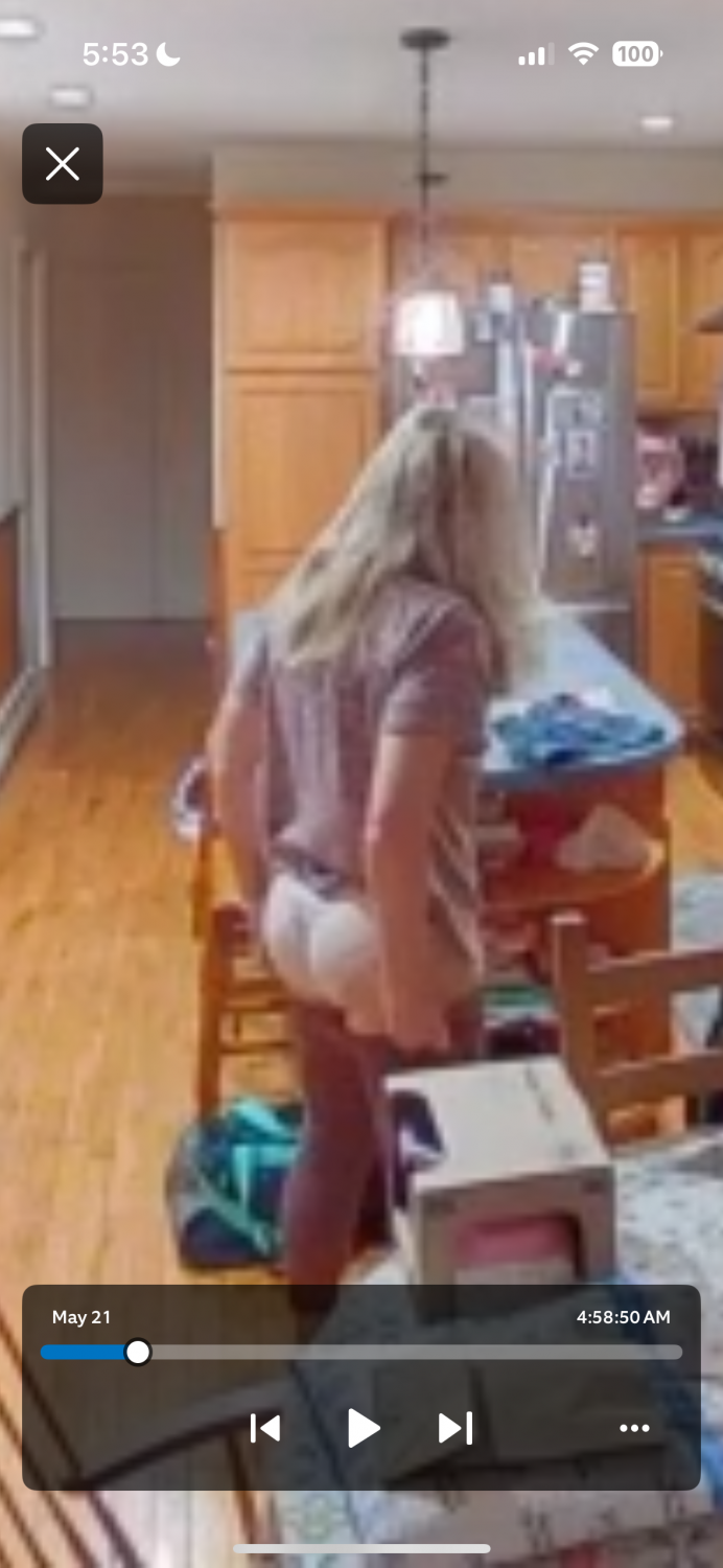 Milf wife strips, caught on ring camera #F1dxSjJl