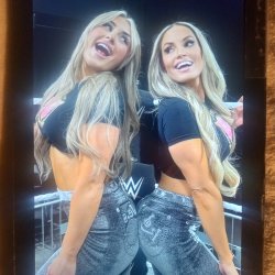 Trish stratus and Tiffany Stratton cum tribute🤤💦💦#1