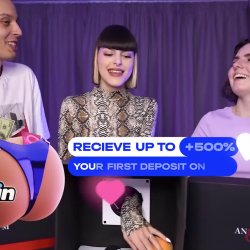 Whoa! Two warm lovelies in a unwrap game! Can you guess what they’re touching? XXX!