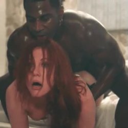 Horny white Milf and her facial expressions of pleasure during their breeding