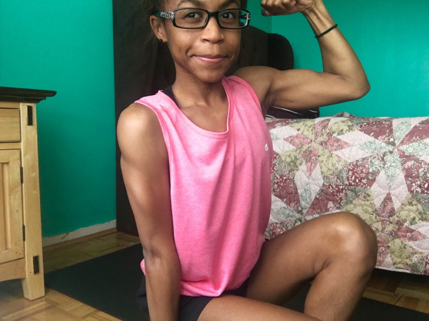 Bitty Boom fit black Tomboy shot hair midget #IZYEnifr