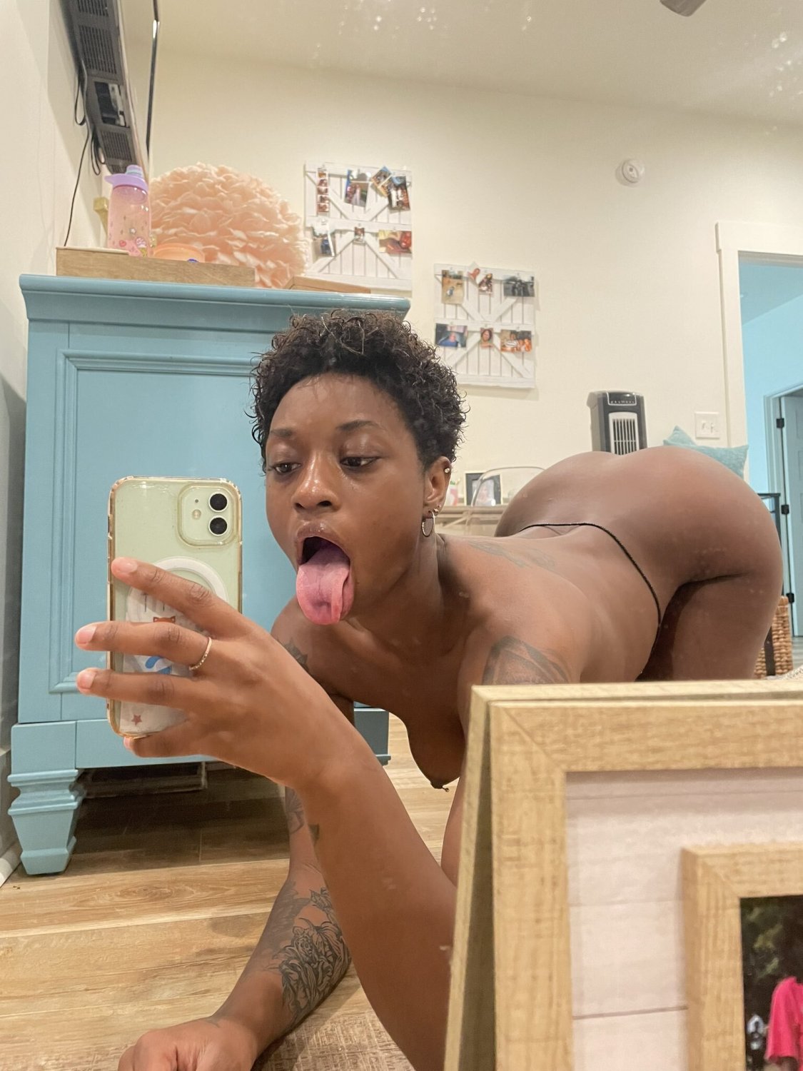 Dark Skin Tomboy Short Hair Baddie #j6Og6WTL