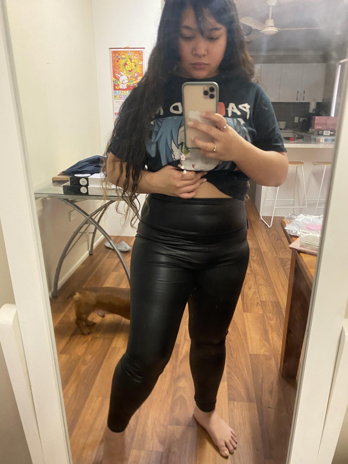 Hot Asian in tight leather pants~ #j9w2KGA2