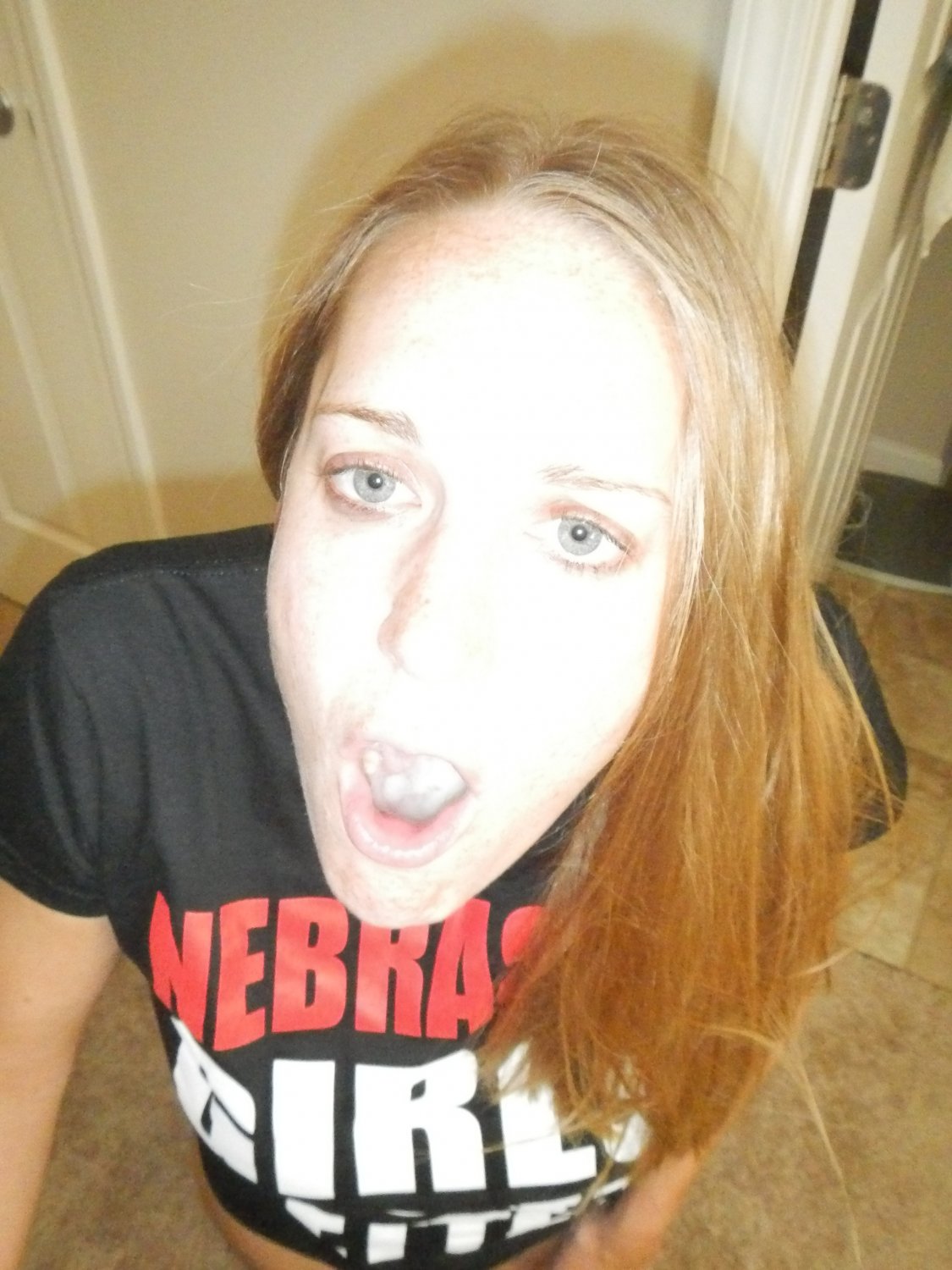 Busty Blonde Girlfriend loves to stuff her dirty panties in her mouth #KC5K94FB
