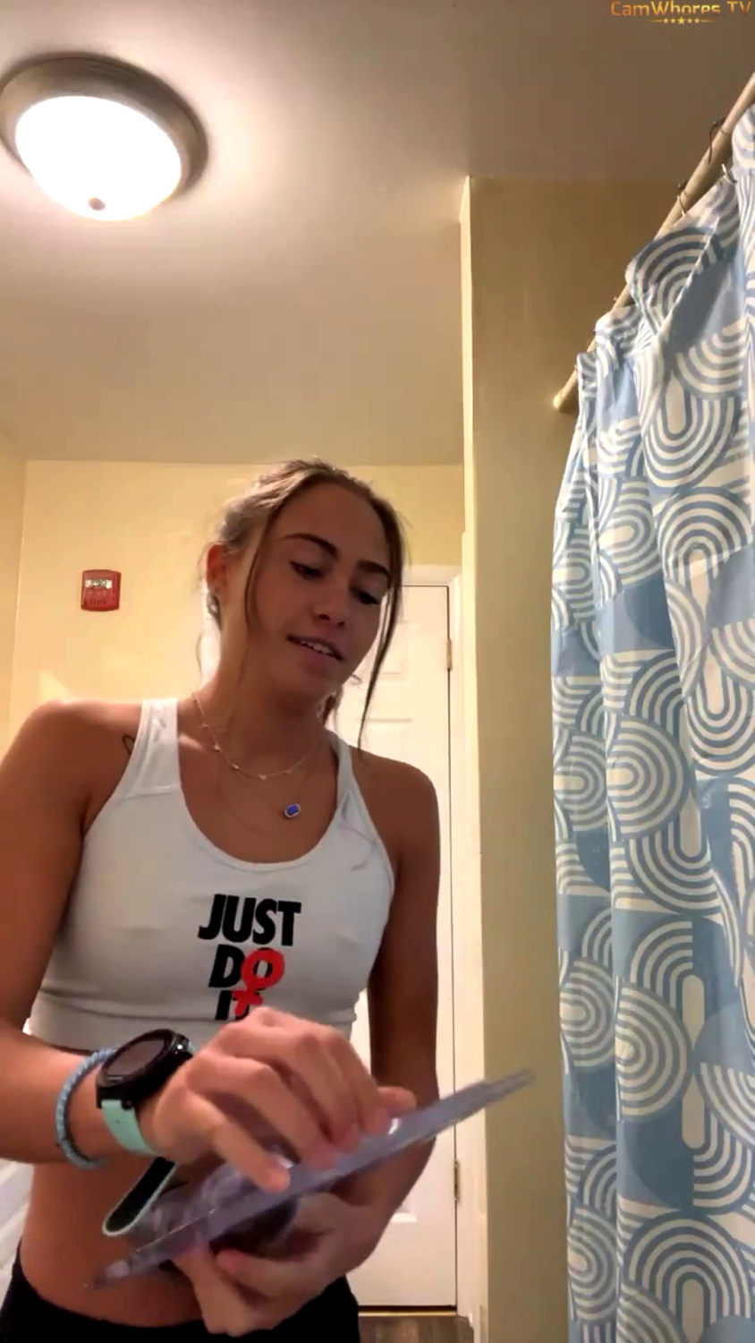 white snowbunny teen tries bbc dildo - first bbc dildo #KiyOku5u