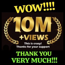 I only achieved this milestone because of you, my friends!!!