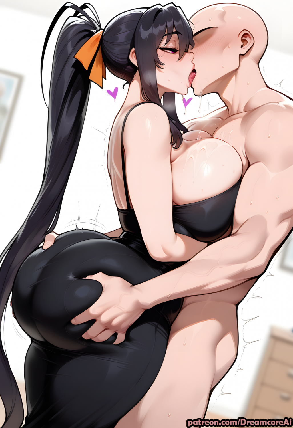 Akeno Himejima | anime hentai 3d comics AI generated ahegao rule34 animation big tits ass pawg NSFW #NM15SfNS