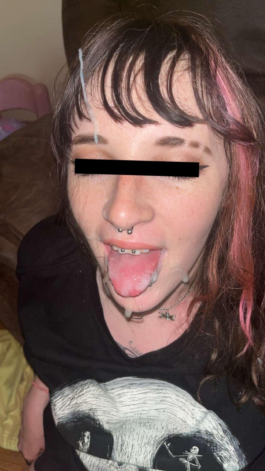 Goth Cum Slut Censored #51 #NY51SVTt