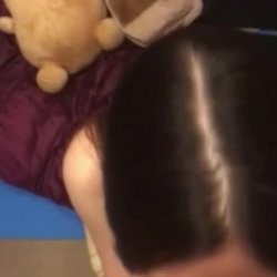 Pretty Japanese GF giving head before jizzed on her face
