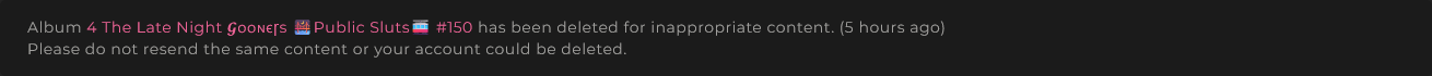 They Keep Deleting Shit - No real reason its not against TOS #PdPx62lq
