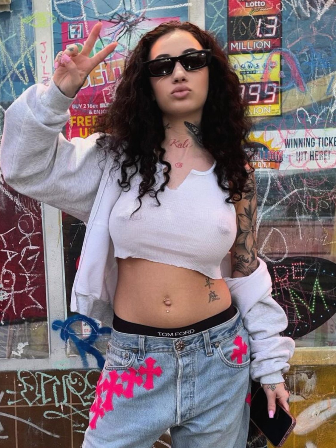Bhad Bhabie Busty See Through Nipples 🔥 #q0ekOVMA