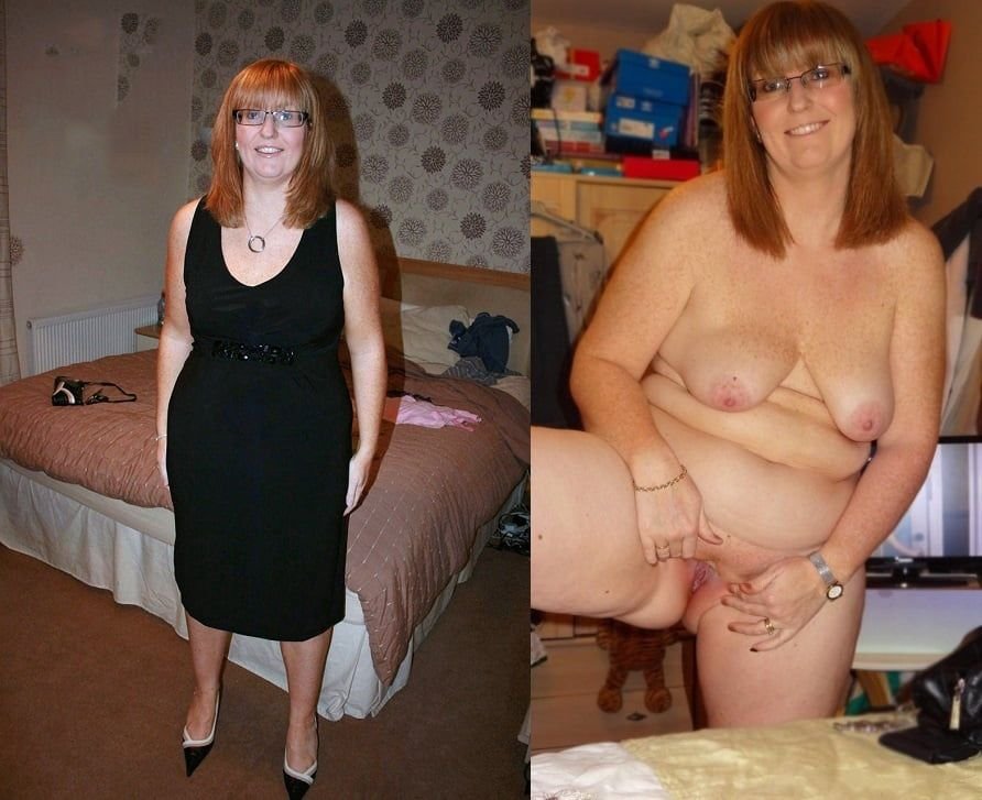 Mature dressed and undressed #qXZh0JoX