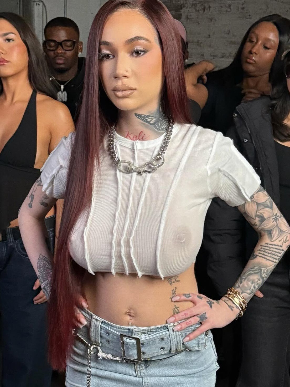 Bhad Bhabie Busty See Through Nipples 🔥 #rH8M69B8