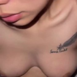 Pretty Thai chick with nice tits and bush creampie in POV