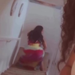 Throwing ass in a circle in dress