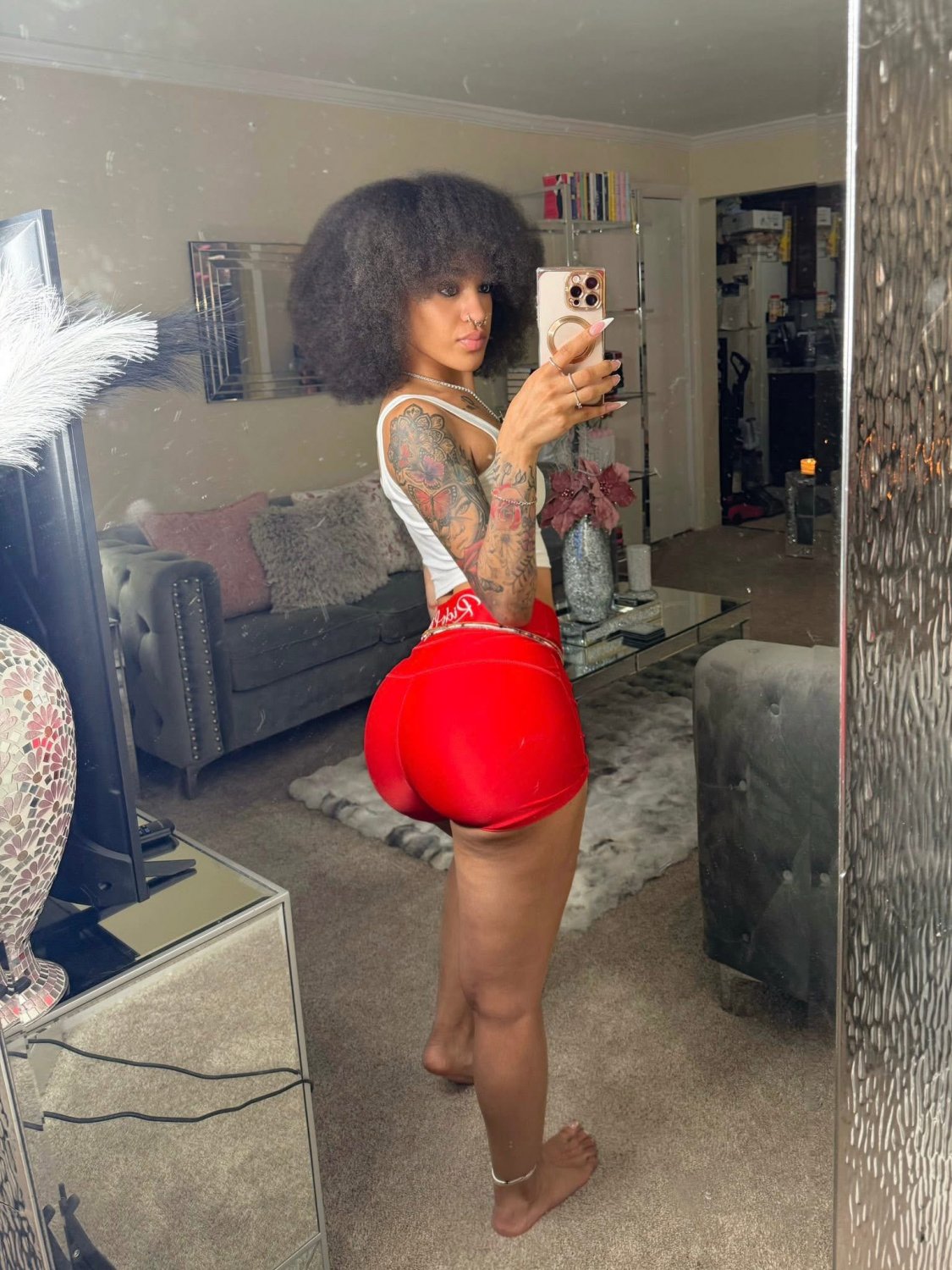 Sexy hot Ebony Tiahnie 🥵🍑🔥 #SkmeWz65
