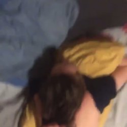 Sexy white slut takes backshots and gets her pussy filled with cum